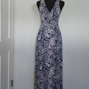Cynthia Rowley Knit Jersey Maxi Print Dress